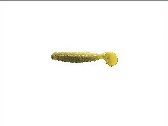 Reducere specială Grub Slider Crappie Grub 1.5" - Catapillar Green/Yellow
