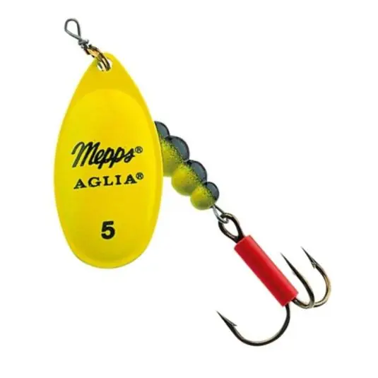 Promoție Rotativa Mepps Aglia, marimea 3, Hot Chartreuse, 6.5gr