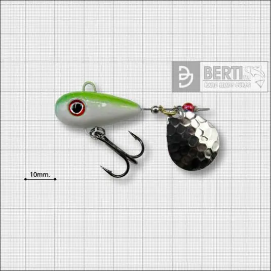 Bertilure Fish Helic Nr.3, culoare Alb-Galben Fluo, 17gr Reducere specială