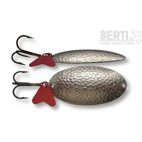 Calitate înaltă Lingura oscilanta Bertilure Tzack Nr. 3, amprenta Dr. Skin, culoare Nickel, 13 gr