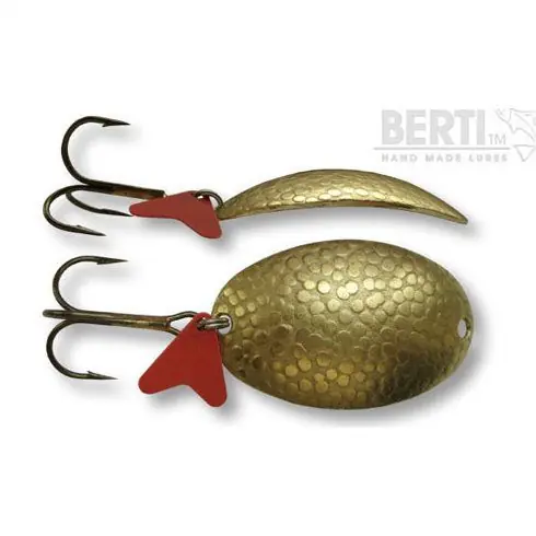 Lingura oscilanta Bertilure Pollo Nr. 1, amprenta dr.skin, culoare Gold, 8 gr Cel mai bun preț