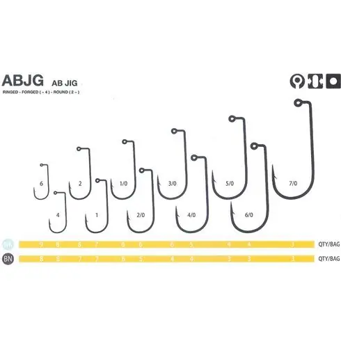 Carlige Fudo jig ABJG nr.2/0 Livrare rapidă