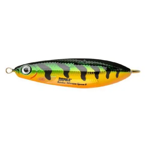 Lingurita oscilanta Rapala antibradis Rattlin Minnow Spoon 8cm/16g, culoare FLP Cumpărături sigure