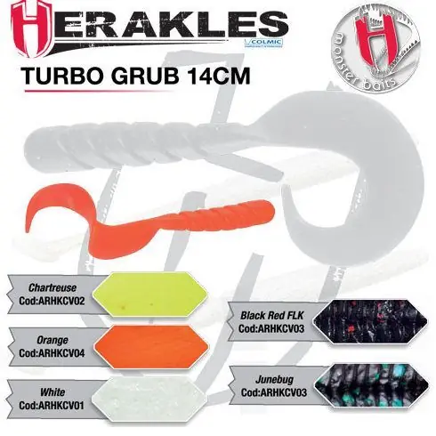 Reducere Grub Herakles Turbo Grub 14cm Junebug