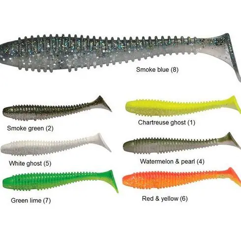 Cel mai bun preț Shad Rapture Swing Shad 3.8'' - Ghost White