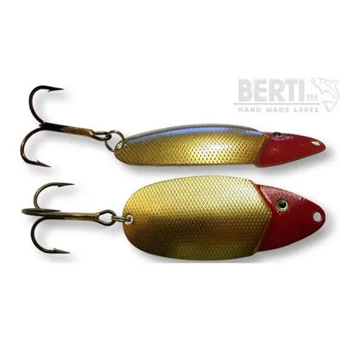 Retur gratuit Lingura oscilanta Bertilure Lucky RH XXL, amprenta Patrate, culoare Gold, 13 grame