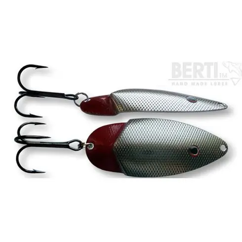 Lingura oscilanta Bertilure Lucky Red Tail XXL, amprenta Patrate, culoare Nickel, 13 grame Ieftin