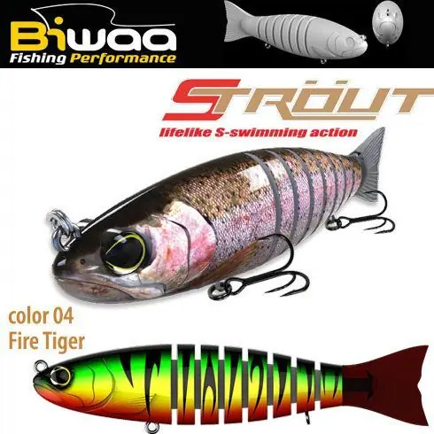 Swimbait Biwaa Strout 9cm/8g, culoare Fire Tiger Mai ieftin