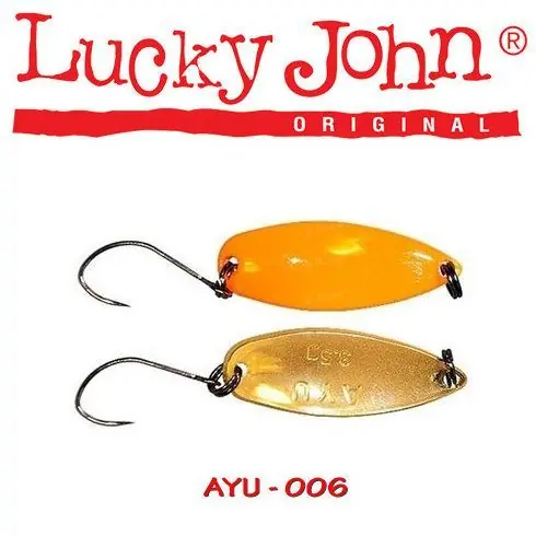 Lingura oscilanta Lucky John Ayu 2.4g, culoare 006 Transport gratuit