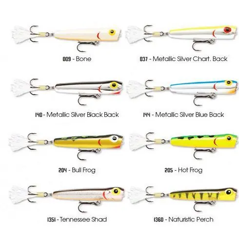 Popper Storm Rattlin Chug Bug 6cm/7g Metallic Silver/Blue Back Super ofertă