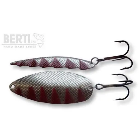 Lichidare de stoc Lingura oscilanta Bertilure Linx XXL, amprenta Patrate, culoare Nickel, 16g