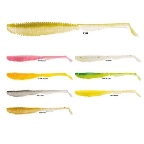 Chilipir Shad Rapture Soul Shad 11.5cm, culoare White Ghost
