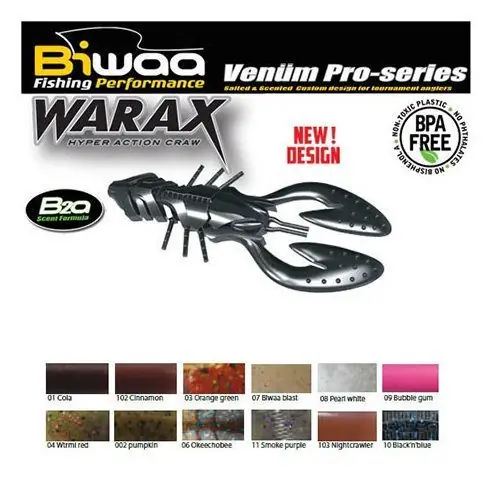Biwaa Warax 7.5cm, culoare 01 Cola Discount