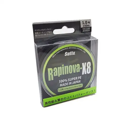 Fir textil Sufix Rapinova Lemon Green 0.128mm/6.9kg/150m Preț redus