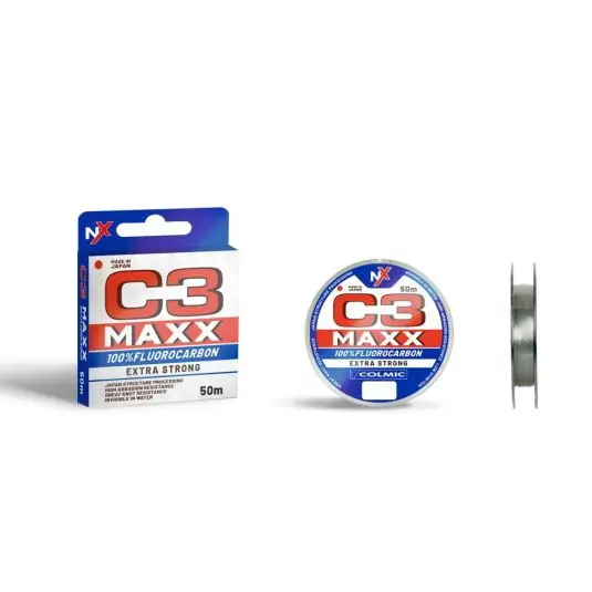 Livrare gratuită Fir fluorocarbon Colmic C3 Maxx 0.28mm/7.29kg/50m