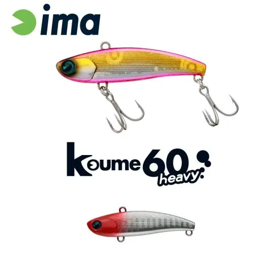 Vobler Ima Koume Vibration 60 Heavy 6cm/17g, culoare Red Head Vezi acum
