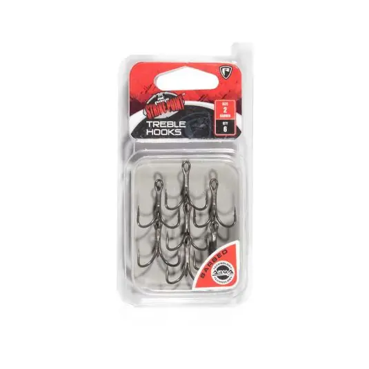 Ancora Fox Rage Strike Point Treble Hooks nr.1/0 Reducere specială