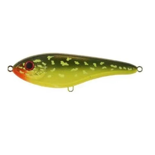 Cel mai vândut Vobler Strike Pro Buster Jerk II 12cm/37g, culoare Hot Pike