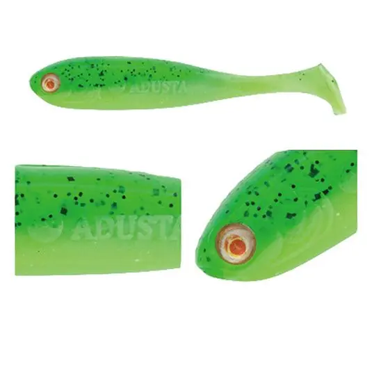Expediere rapidă Shad Adusta Penta Shad 10cm, culoare 114 Green Chart Seed Shiner UV