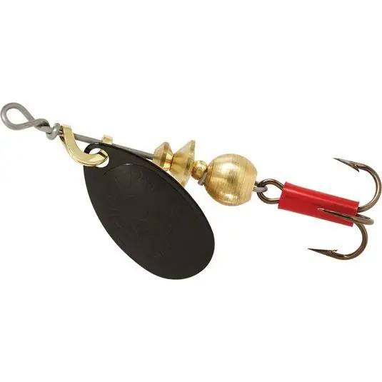 Promoție Lingura rotativa Mepps Aglia Blister Gold, marime 00, 1.5g, culoare Noire