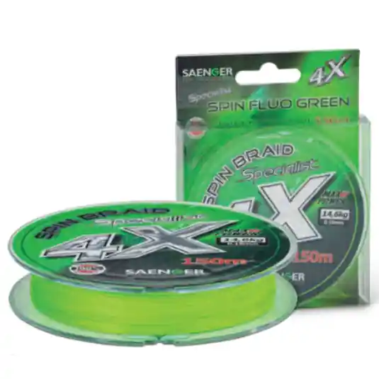 Sanger 4X Specialist Spin Fluo Green 0,12mm/9,4kg/150m Discount