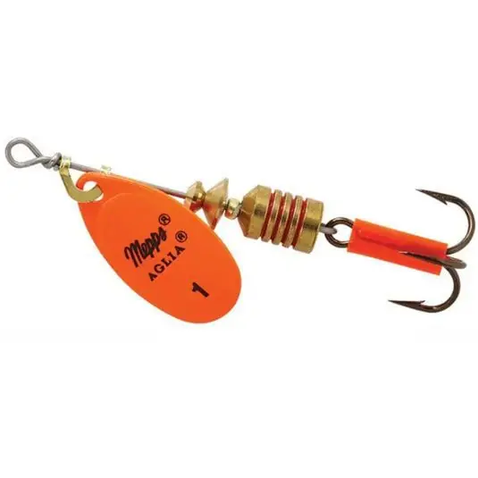 Lingura rotativa Mepps Aglia Fluo, marime 0, 2.5g, culoare Orange Bestseller