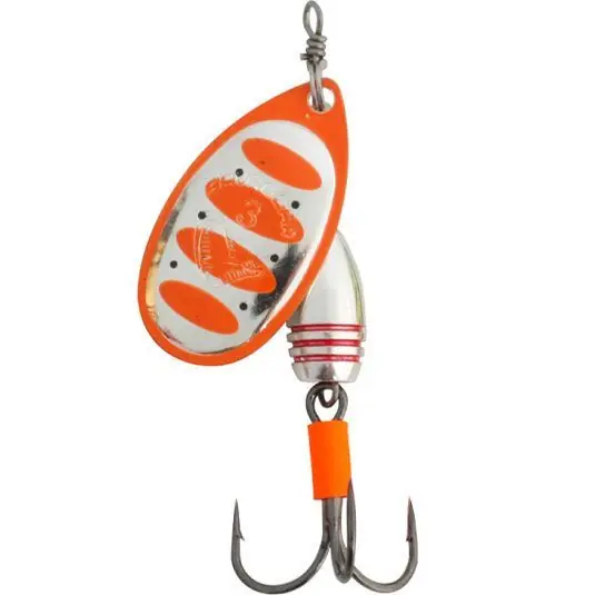 Lingura rotativa Savage Gear Rotex Spinner, marime 3, 8g, culoare Fluo Orange Silver Transport gratuit