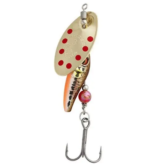 Plată sigură Lingura rotativa Savage Gear Sticklebait Spinner, marime 1, 4.5g, culoare Minnow Gold Red