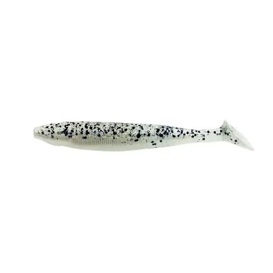 Livrare expres Shad Bass Assassin Die Dapper 9cm, culoare Salt and Pepper Silver Phantom
