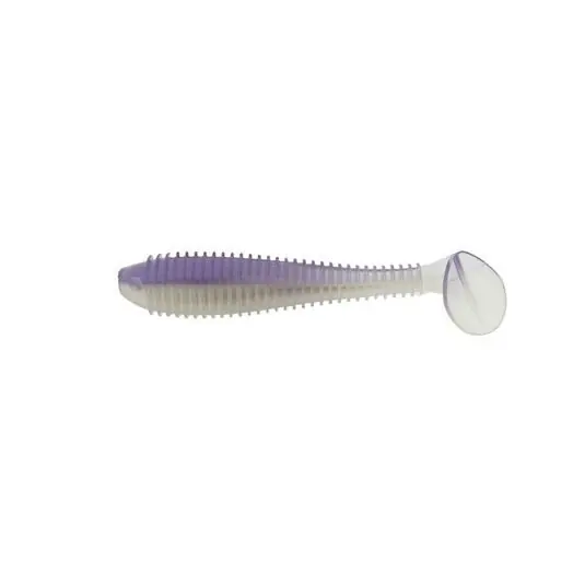 Bestseller Grub Bass Assassin Lit'L Boss 9cm, culoare Albino Shad