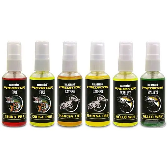 Cel mai vândut Atractant Haldorado Aroma Spray Predator, Catfish CR2
