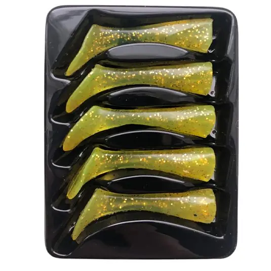 Preț mic Rezerva coada Headbanger Shad, culoare Golden Shiner