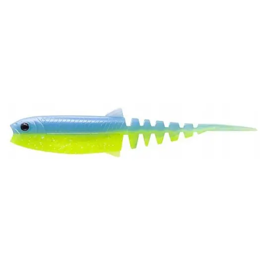 Reduceri Shad Savage Gear Cannibal Minnow V-Tail 8cm/3.4g, culoare Blue Chart, 5bucati/plic