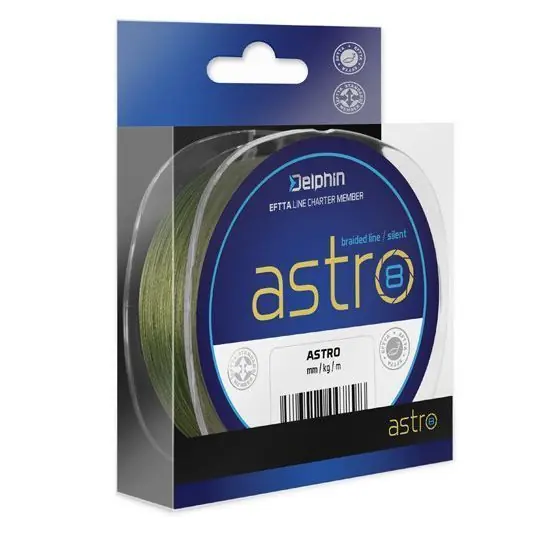 Fir textil Delphin Astro 8 Green 0.10mm/6kg/130m Cumpărături sigure