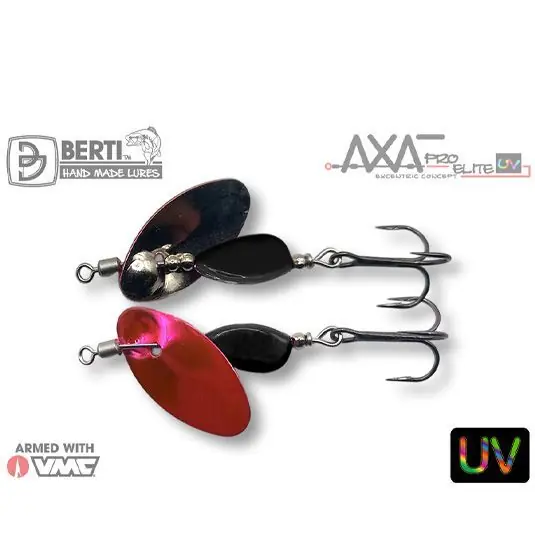 Nu rata Lingura rotativa Bertilure Axat Pro Plus Think Pink 2.2cm/2.9g, culoare Negru
