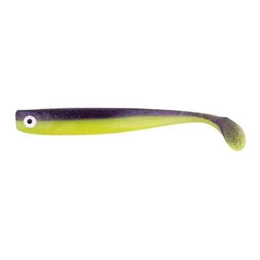 Shad Zeck Zander Gummi 16cm, culoare Purple Chartreuse Livrare expres