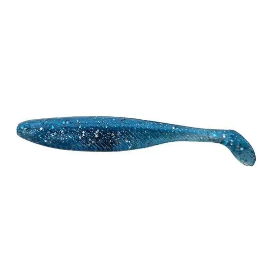 Ultima șansă Shad Ticu Fishing Zander Dream Slim 11cm, culoare Blue Silver Glitter