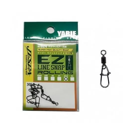 Agrafe + Varteje Yarie Jespa 524EZ Line Snap W/Rolling, 15lb Reducere extra