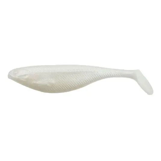 Shad Ticu Fishing Zander Dream Big 9cm, culoare Alb Lapte Plată sigură