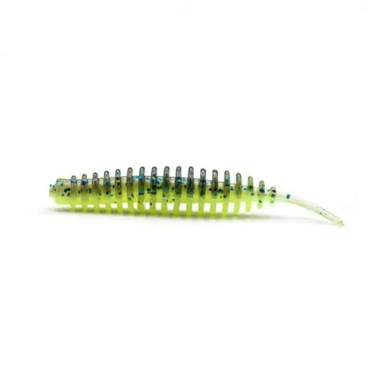 Worm Fast Strike Flexy Worm 5cm, Chartreuse Blue Black Ofertă de sezon