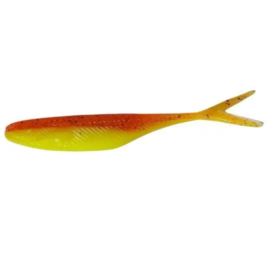 Reducere Shad Ticu Fishing Zander Dream V-Tail 12cm, culoare Orange