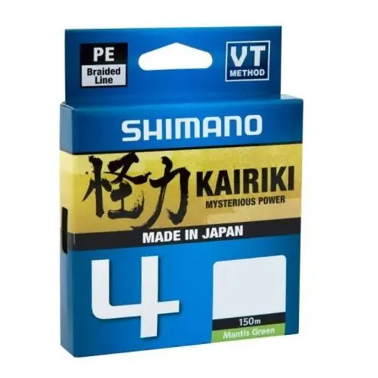 Transport gratuit Fir textil Shimano Kairiki 4 Mantis Green, 0.23mm/18.6kg/300m