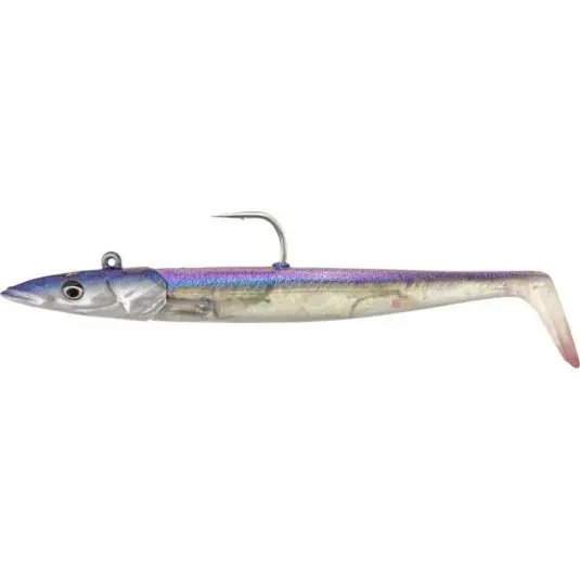 Reducere extra Swimbait Savage Gear Sandeel V2 Sinking 15.5cm/46g, culoare Blue Sandeel