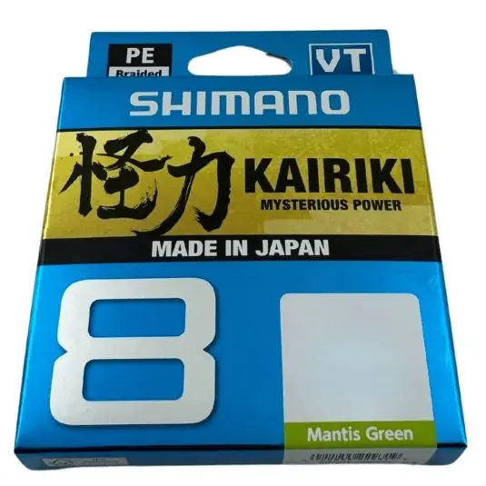 Fir textil Shimano Kairiki 8 Braid Mantis Green, 0.16m/10.3kg/300m Bestseller