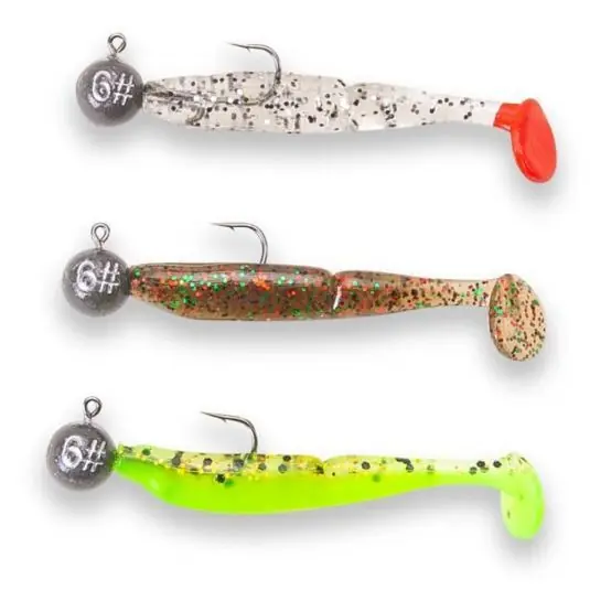 Transport gratuit Set shad-uri Sanger Splitfire Action Pack 1 5cm/3.5g