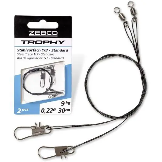 Expediere rapidă Strune Zebco Trophy Steel Leader Standard L 30cm/12kg