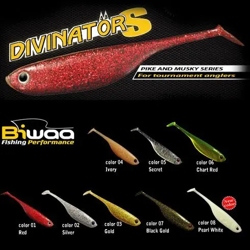 Shad Biwaa Divinator S 15cm, culoare Ivory Preț mic