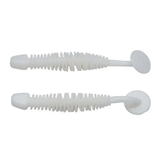 Grub Berkley PowerBait Leech 5cm, culoare Milky White Reduceri