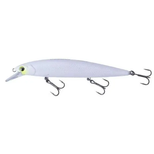 Disponibil imediat Vobler Major Craft Ceana Jerkbait Shallow 110SPS 11cm/17g, culoare Yellow Cheek Pearl White