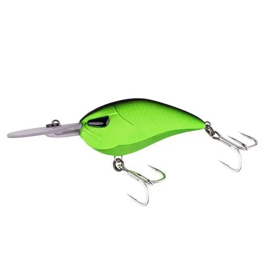 Calitate înaltă Vobler Zeck Cat Crank 7.5cm/31g, culoare Acid Green